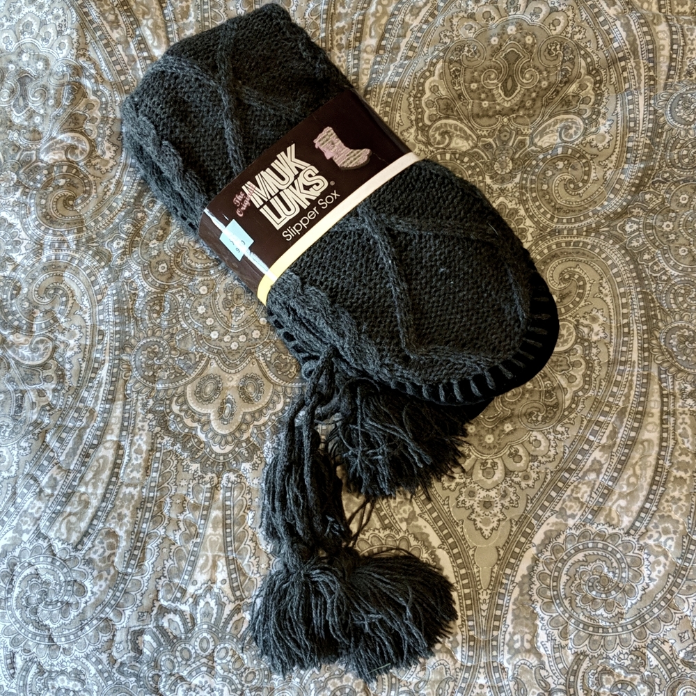 Muk Luks, Slipper Sox NWT! L/XL